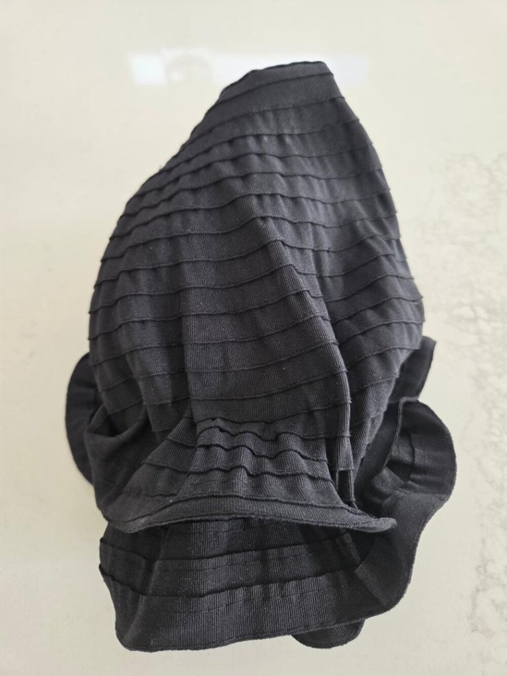 Scala Black Wide 21.5" Brim All Stretch Flexible Styling Options Hat - Picture 4 of 4